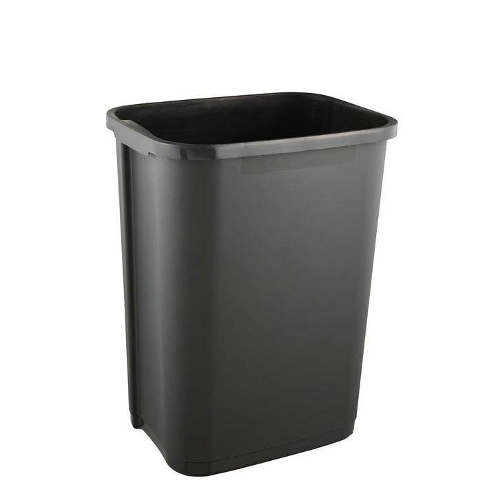 Keeeper Swantje 25L Waste Bin with Swing Lid Flap Trash Can Dustbin Home Indoor Graphite Grey Universal Hinged Lidded