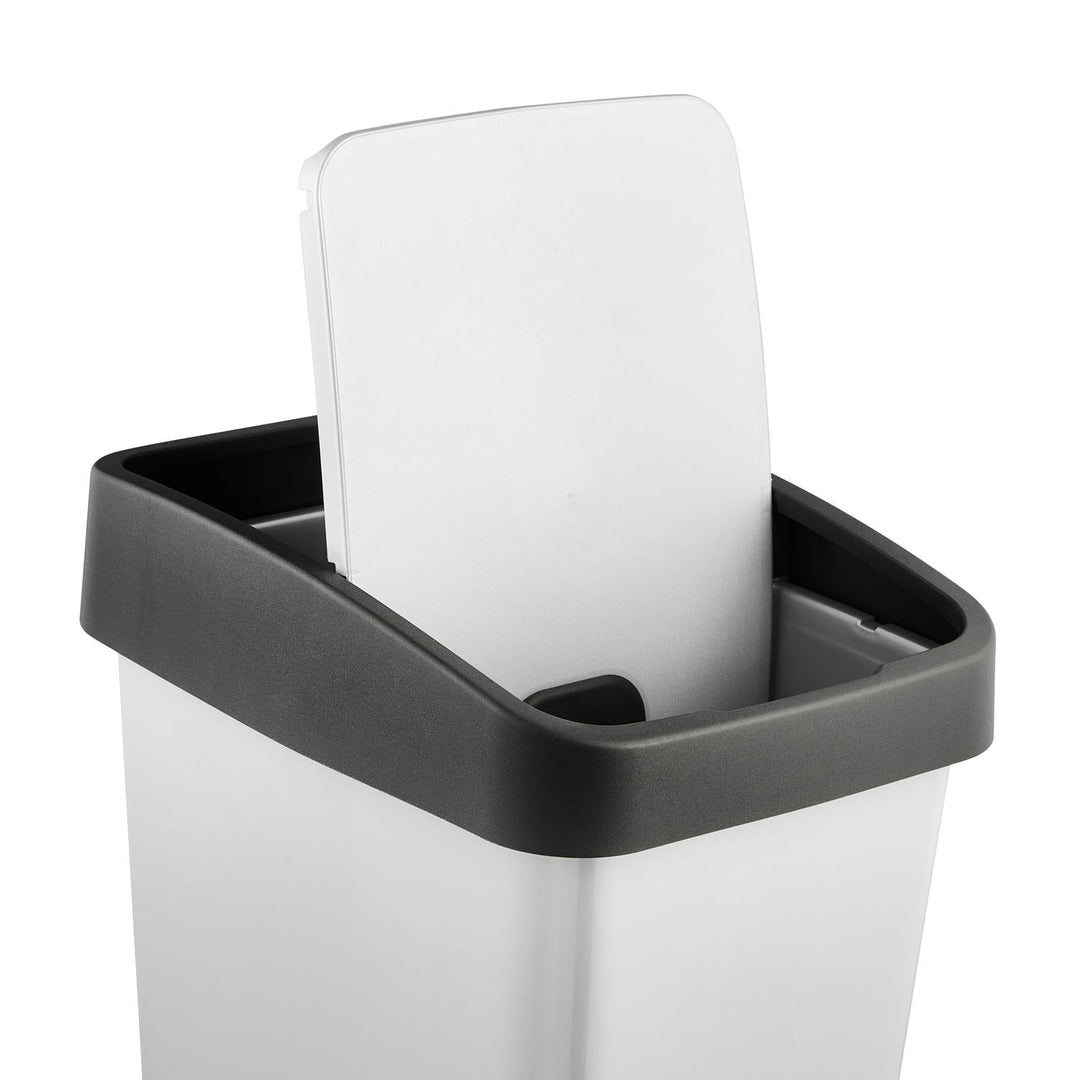 Keeeper Waste Bin Trash Can 25L Double Opening Recycling Sorting