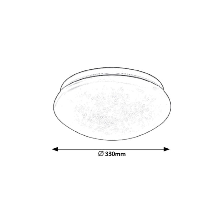 Rabalux Lucas Ceiling LED Lamp Round Luminaire 18W Energy Saving 4000K Modern