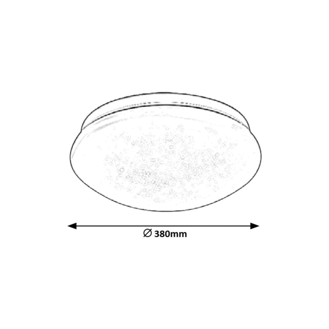Rabalux Lucas 3938 white 24W LED round ceiling lamp