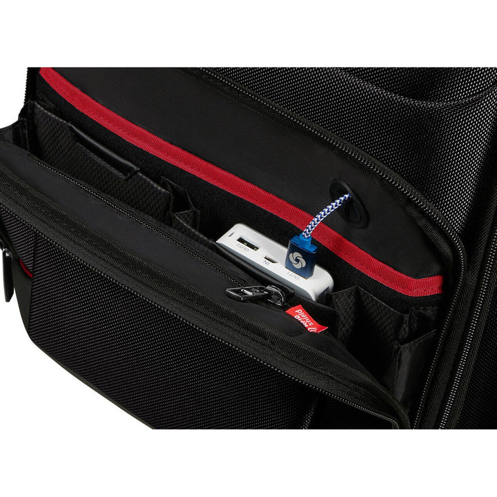 Samsonite PRO-DLX 6 Black 15.6'' Laptop Backpack Black Ergonomic Premium Business Lightweight Premium Quality USB Ports Waterproof