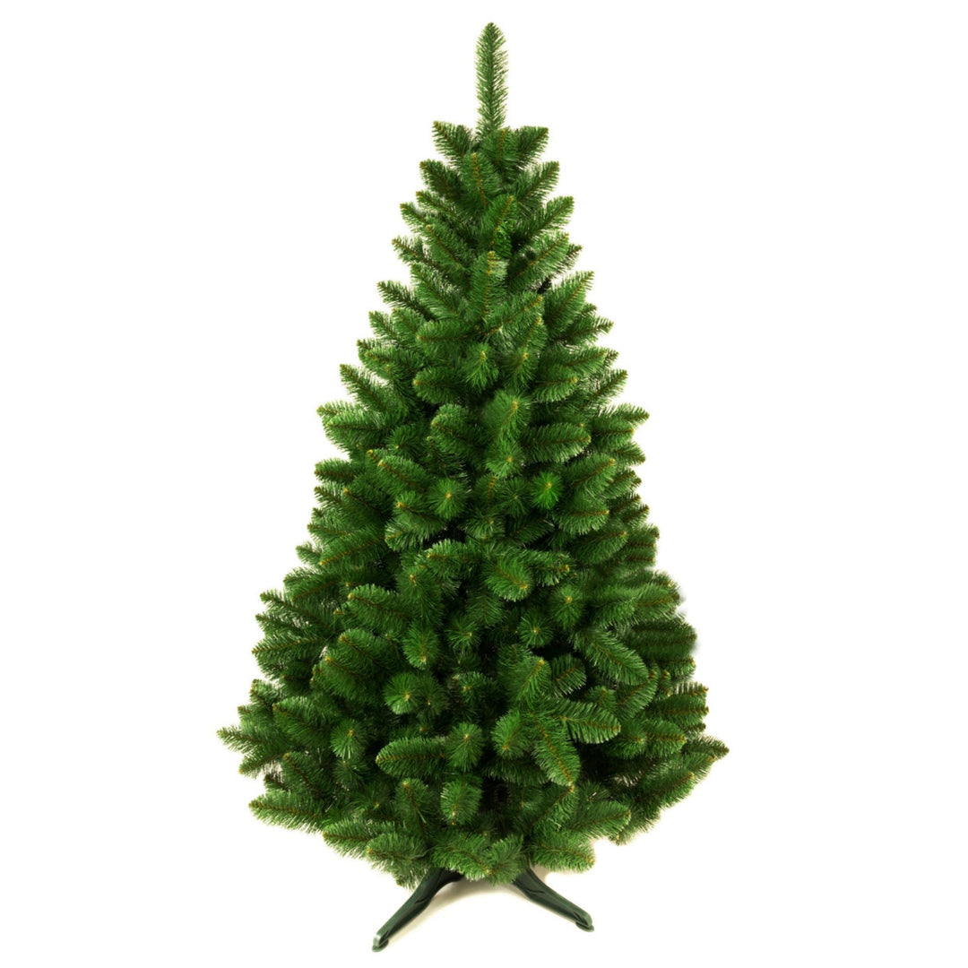 Damich Artificial Fir Tree Pine Christmas Decoration Christmas Tree Incl. Stand Made of PVC Foil 200cm