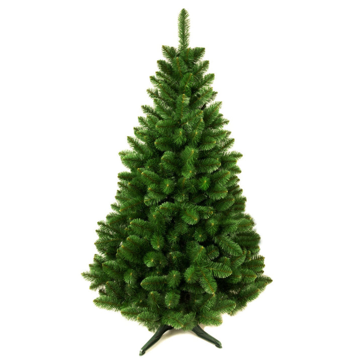 Damich Artificial Fir Tree Pine Christmas Decoration Christmas Tree Incl. Stand Made of PVC Foil 200cm