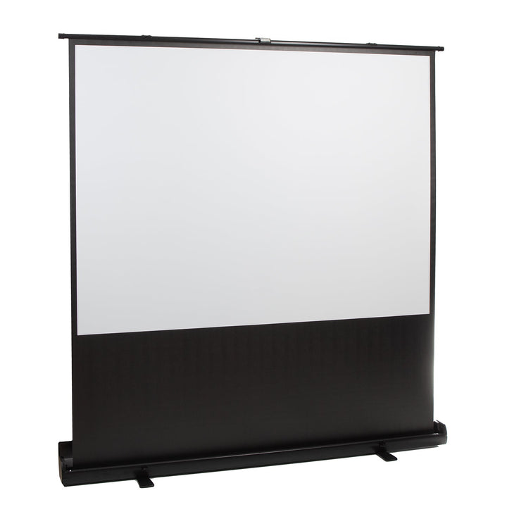 Maclean Portable Projection Screen, Compact, Floor-Standing, 86", 4:3, MC-963
