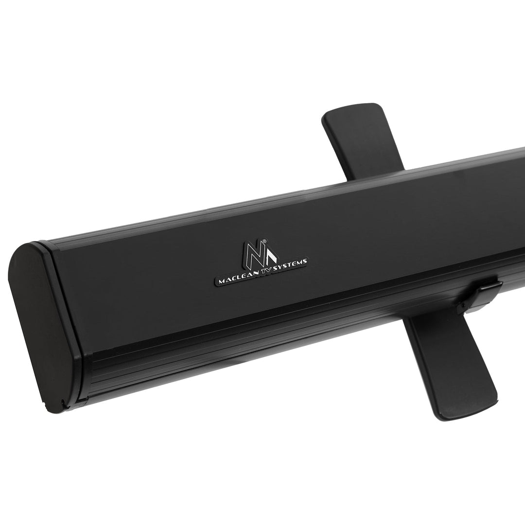 Maclean Portable Projection Screen, Compact, Floor-Standing, 86", 4:3, MC-963