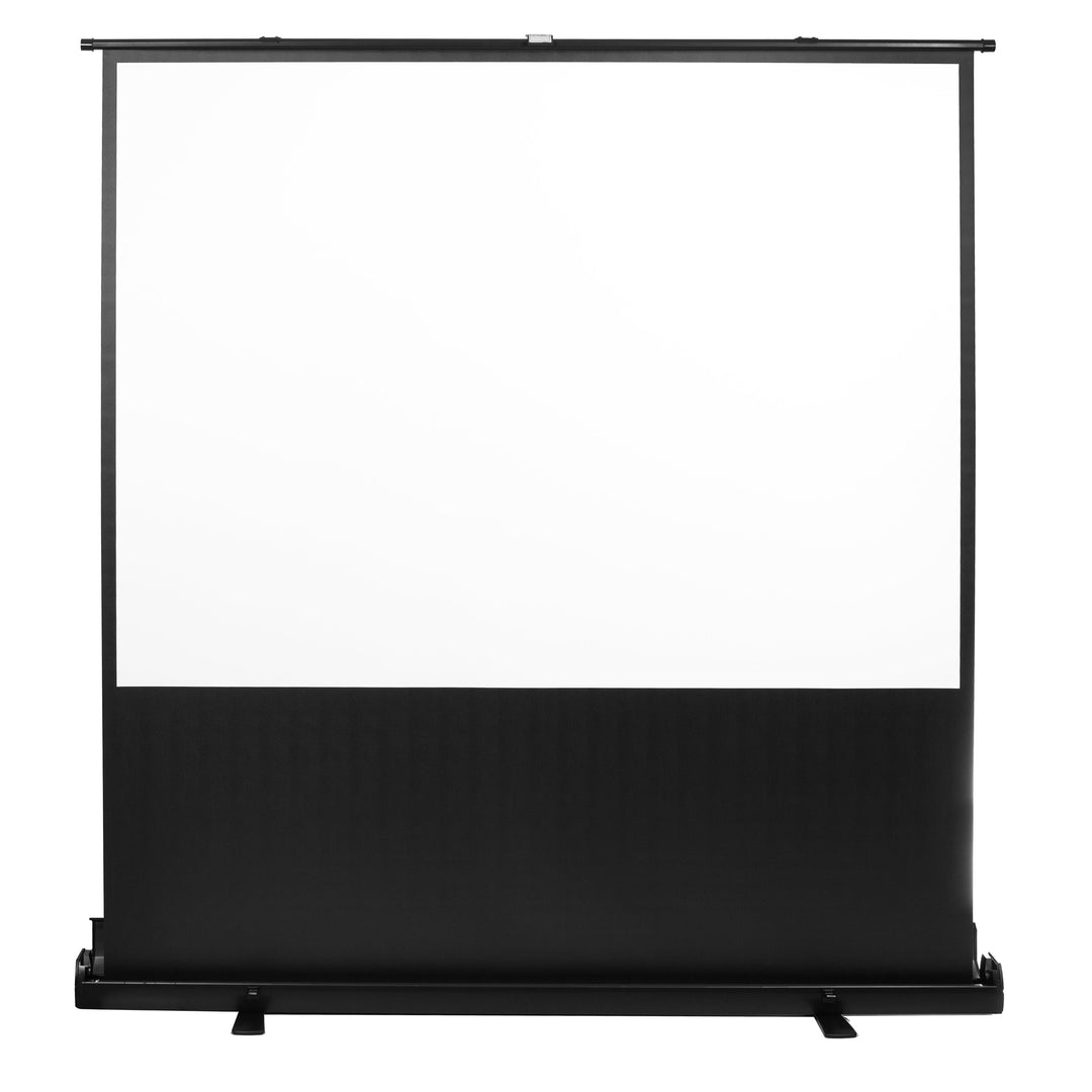 Maclean Portable Projection Screen, Compact, Floor-Standing, 86", 4:3, MC-963