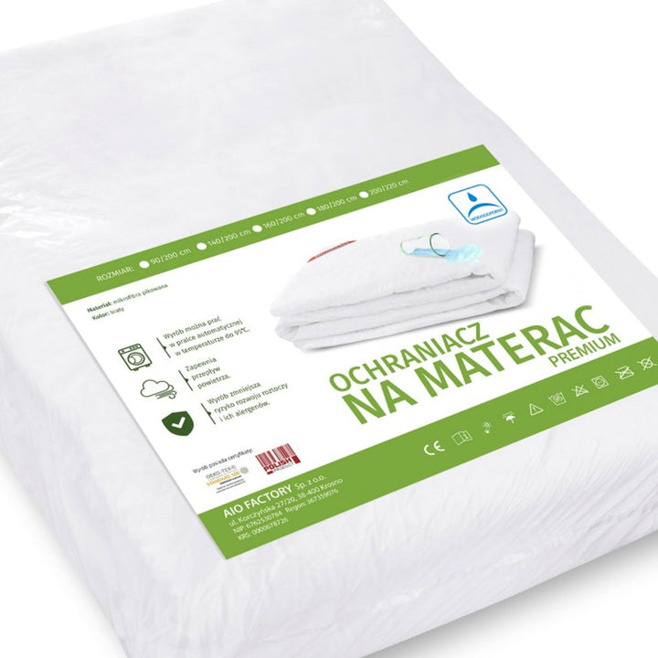 Topper Mattress Protector Elastic Strap Waterproof Washable 160x200cm