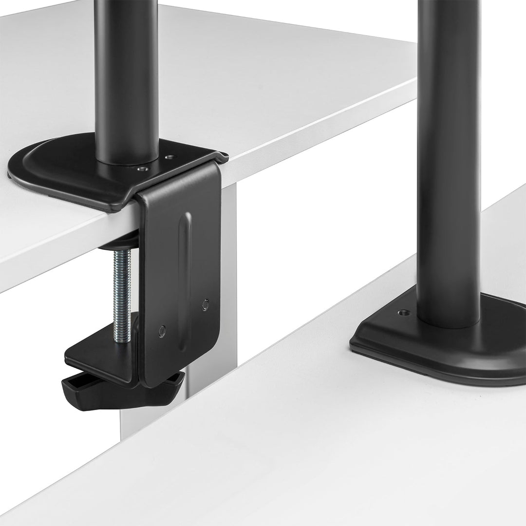 Maclean MC-572N LCD LED Monitor Desk Holder Mount Bracket Single Arm VESA 75x75 100x100 17-32" 9kg Adjustable