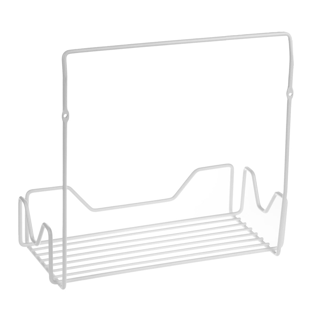 ABJ bathroom shelf, for bath utensils, wall-mounted, white