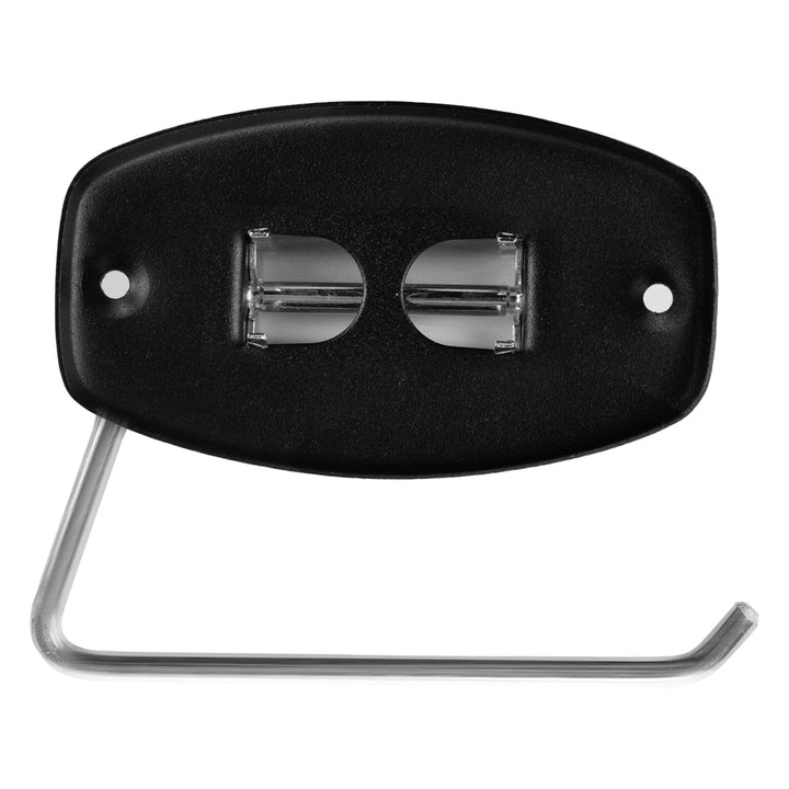 ABJ toilet paper holder, for bathroom, wall mounting, silver black color