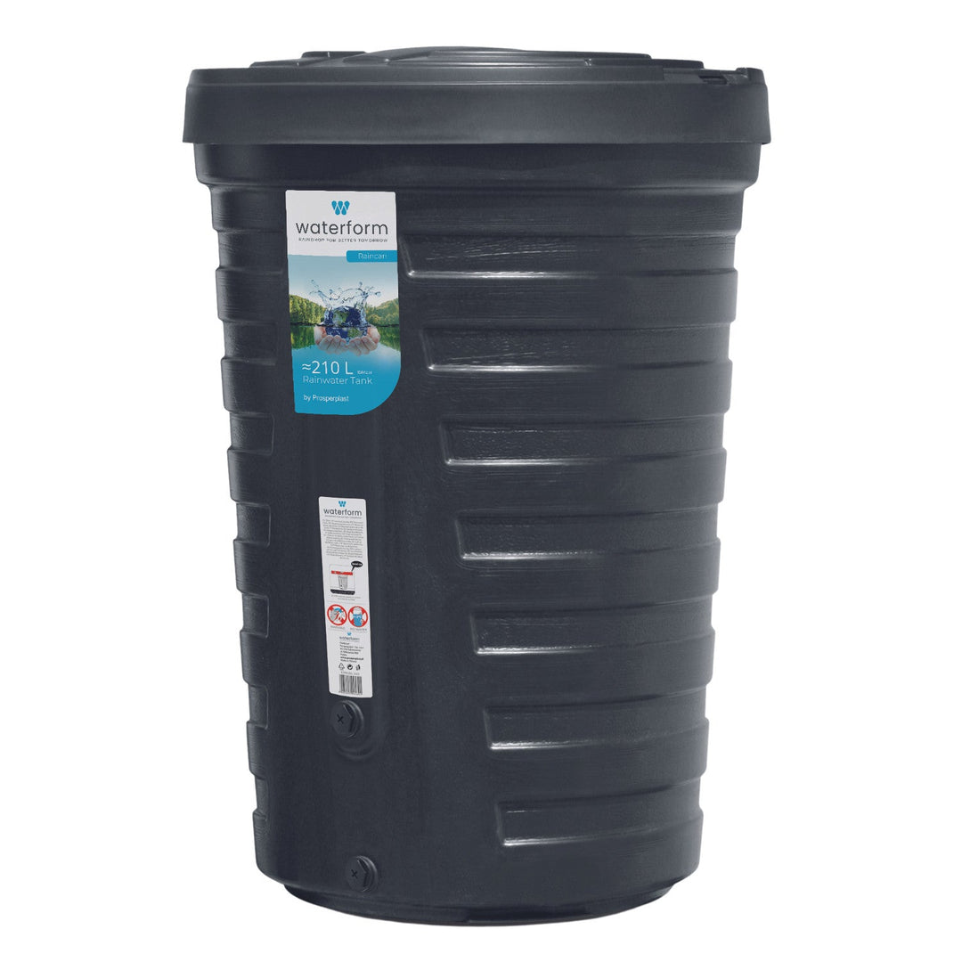 Raincan rainwater tank - black 210 l. IDRA210-S411 Prosperplast