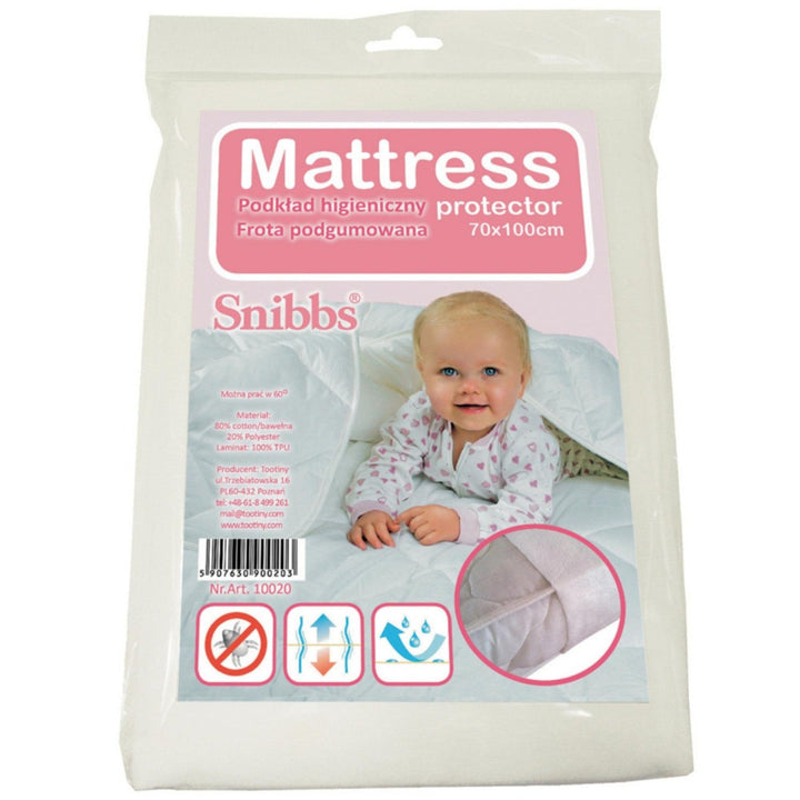Snibbs waterproof protector,froth rubberized, 70x100 cm