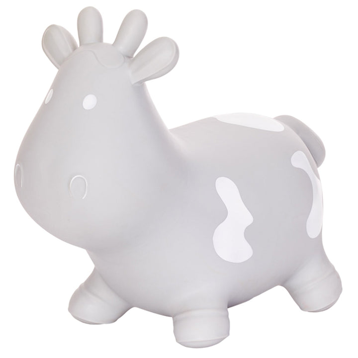 Hoppimals rubber jumper, gray fudge, pump, T-TFF-NN140