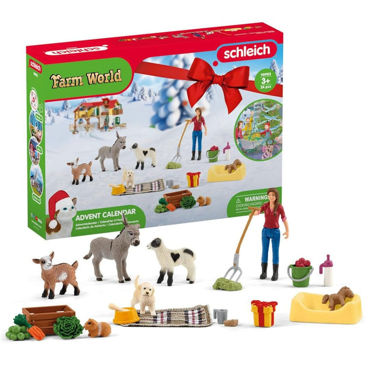Advent calendar with figures Schleich Farm World SLH98983