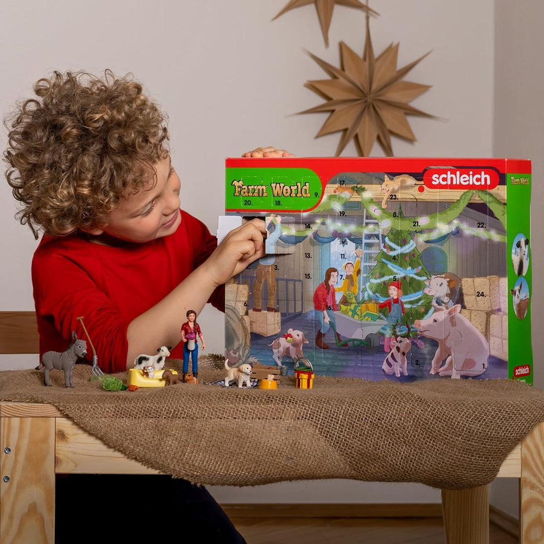 Advent calendar with figures Schleich Farm World SLH98983
