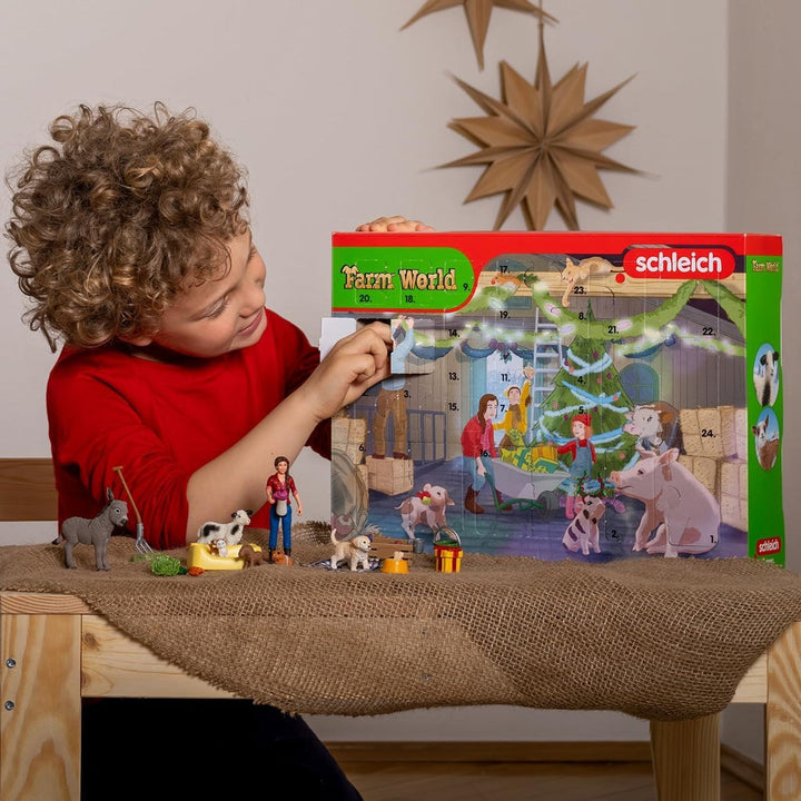 Advent calendar with figures Schleich Farm World SLH98983