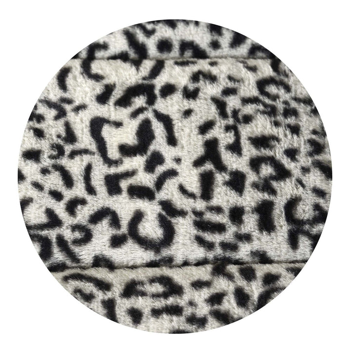 Plush carpet, imitation rabbit fur, non-slip, 120 x 160 cm, Siberian pattern, DYWRAB120/160SYB