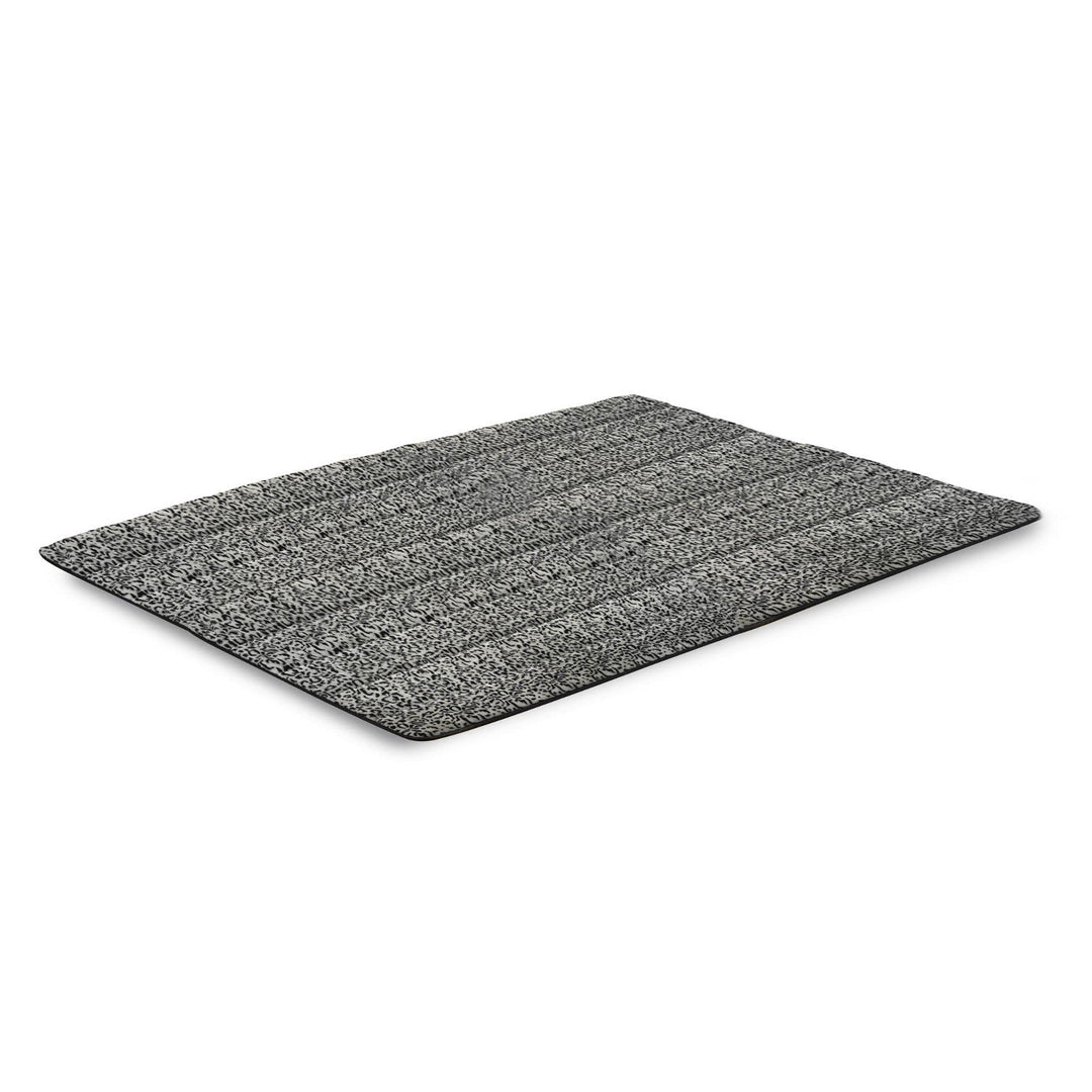 Plush carpet, imitation rabbit fur, non-slip, 120 x 160 cm, Siberian pattern, DYWRAB120/160SYB