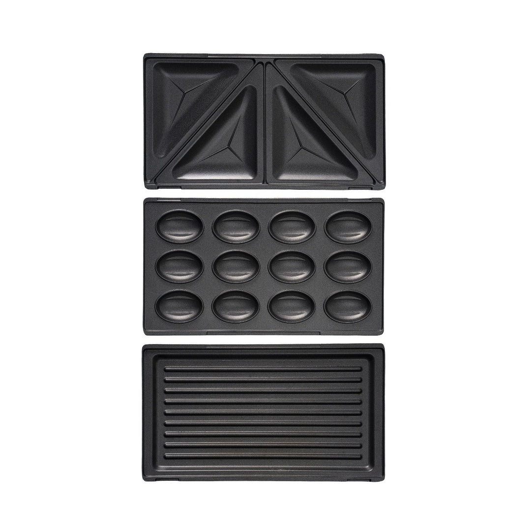 3in1 Multifunctional Baking Device 1000W Panini Sandwich Oreshki Interchangeable Plates