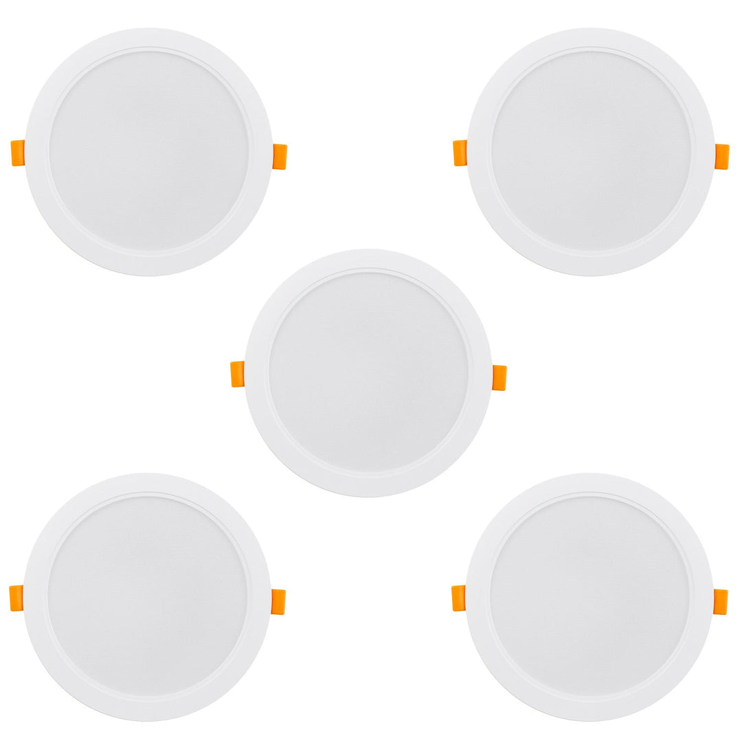 Maclean MCE372 R 5x LED ceiling panel, flush mounted SLIM, 18W, Neutral White 4000K, 170*26mm, 1900 lm