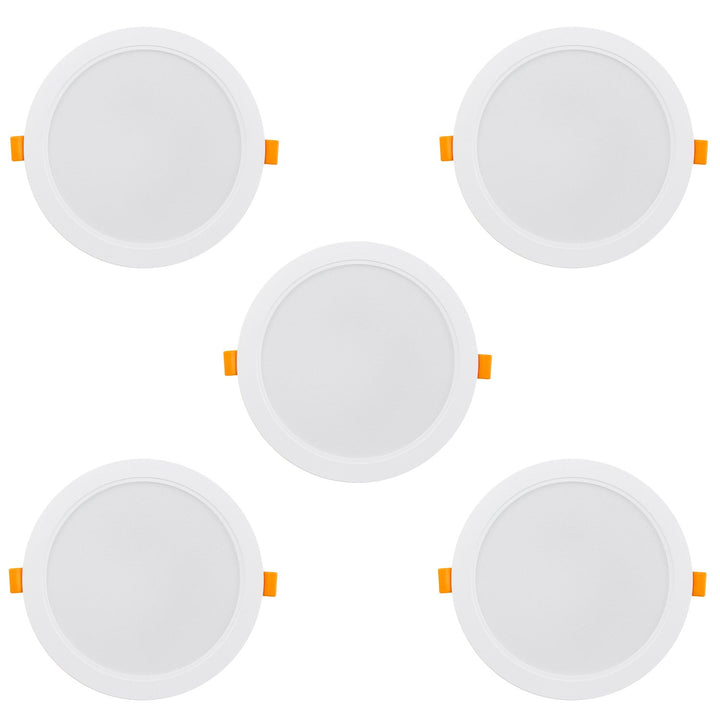 Maclean MCE372 R 5x LED ceiling panel, flush mounted SLIM, 18W, Neutral White 4000K, 170*26mm, 1900 lm