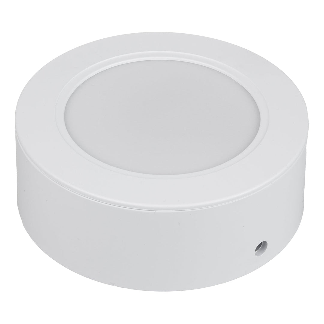 Maclean MCE371 R 5x ceiling LED panel, flush mounted SLIM, 9W, Neutral White 4000K, 120*26mm, 900lm, + Maclean MCE376 R 5 x surface adapter
