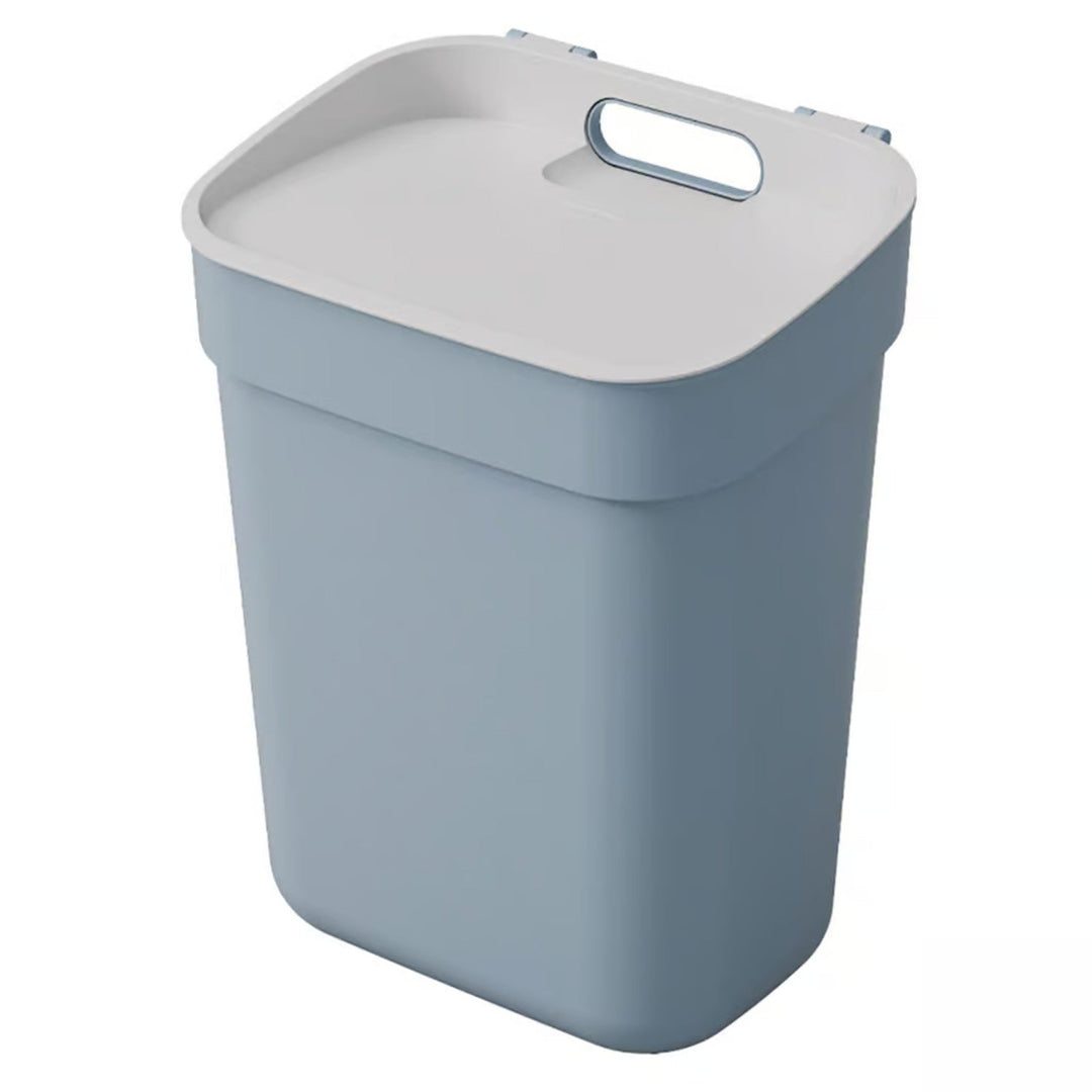 Curver Ready To Collect Line Rubbish Bin Trash Garbage Can, for Segregation, 10 liters, Grey-blue