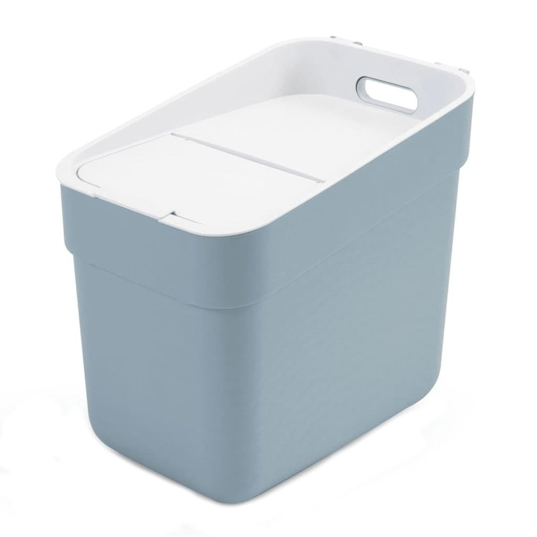 Curver Ready To Collect Line, Rubbish Bin Trash Garbage Can, for Segregation, 20 liters, Grey-blue