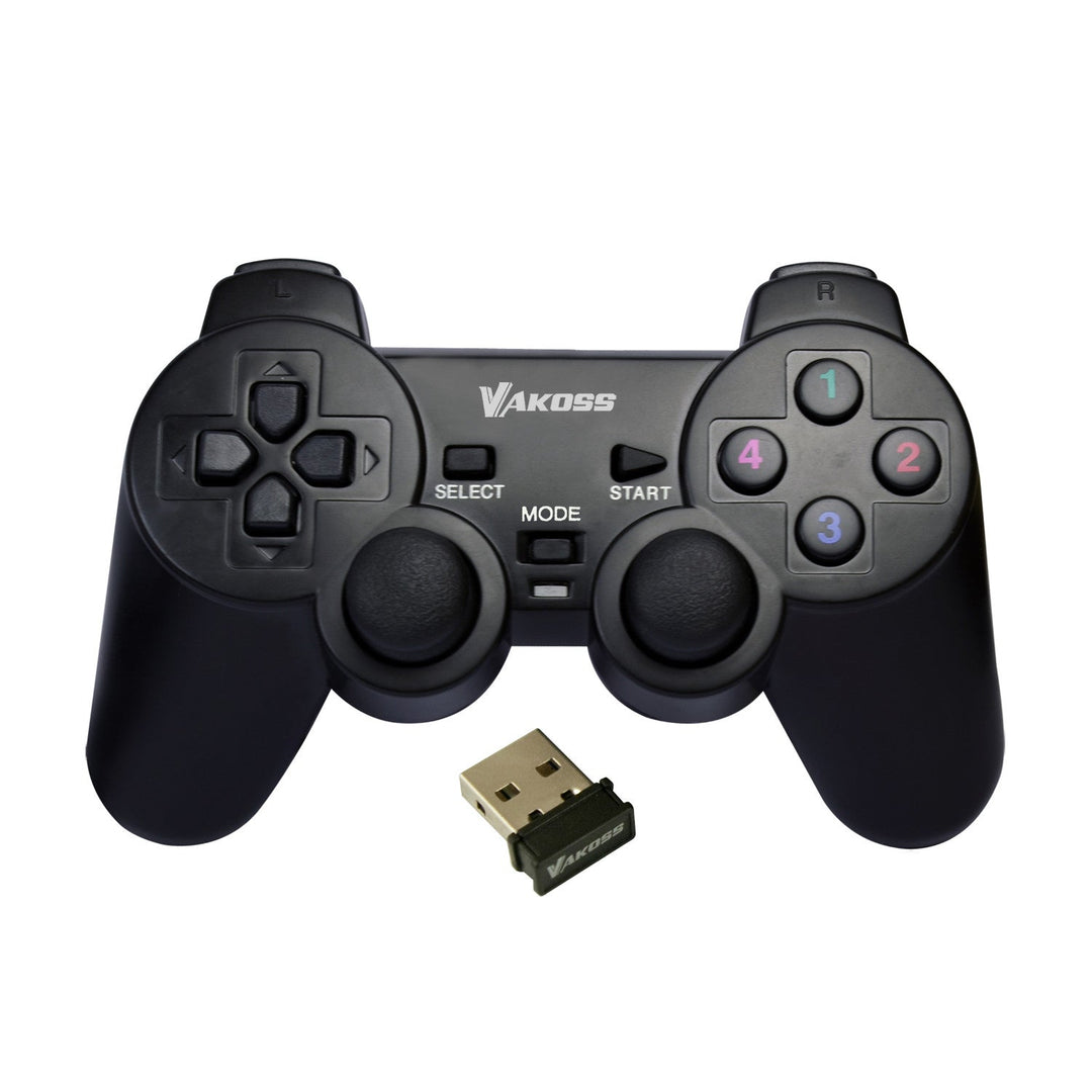 Vakoss gamepad, wireless, for PC, PS3, black, GP-4705BK