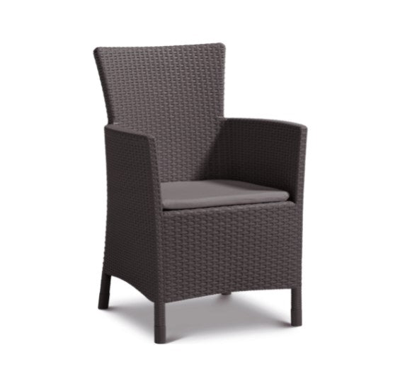 Keter Rosario 216939 Balcony Furniture Set Brown Color Rattan Imitation