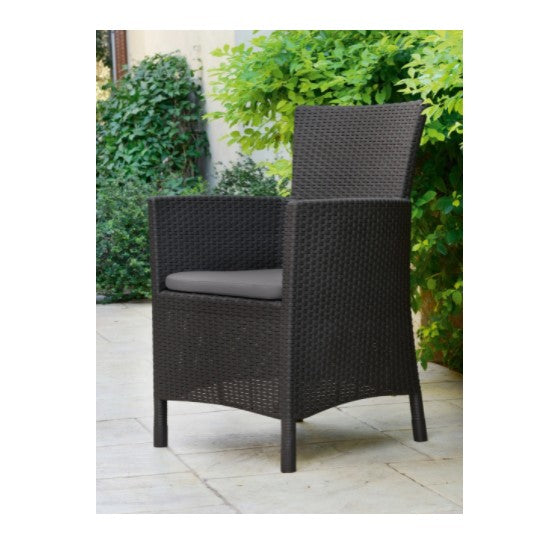 Keter Rosario 216939 Balcony Furniture Set Brown Color Rattan Imitation