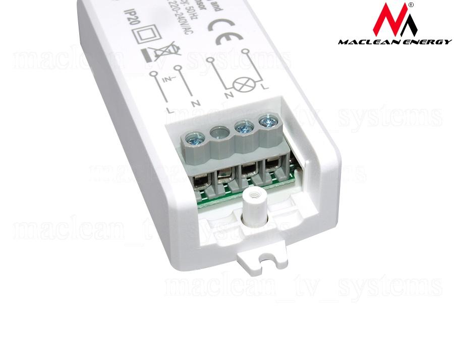 Maclean MCE135 Motion Detector PIR Opening Closing Door Short Distance Energy Saving