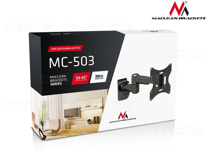 Maclean MC-503A TV Wall Mount Bracket Mount Holder 23’’- 42’’ LED PLASMA LCD Universal