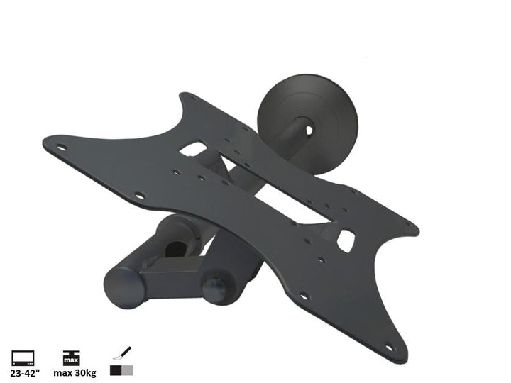 Maclean MC-504A B TV Bracket Ceiling Mount 30kg VESA 23" - 42" LCD Solid Metal