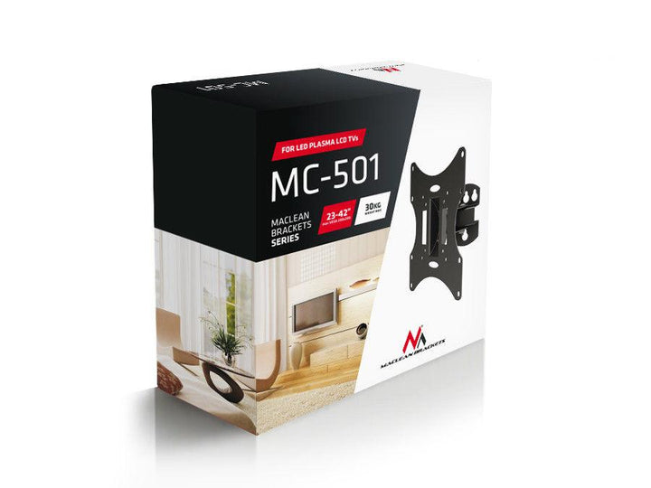 Maclean MC-501A TV Wall Mount Bracket LCD LED Plasma Screens 23" - 50" High Quality VESA