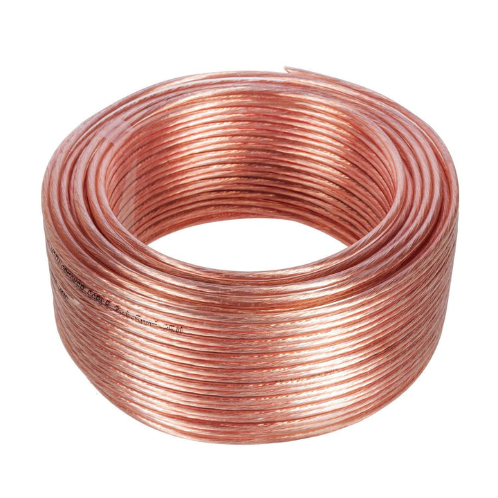 Maclean MCTV-510 Speaker Cable Audio 2 x 1,5mm2 25m OFC CCA Transparent Flexible Car Home